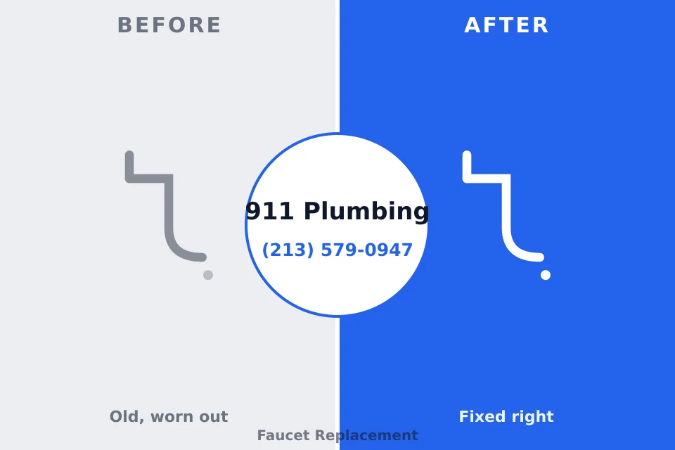 Before and after: plumbing repair Burkesville, KY